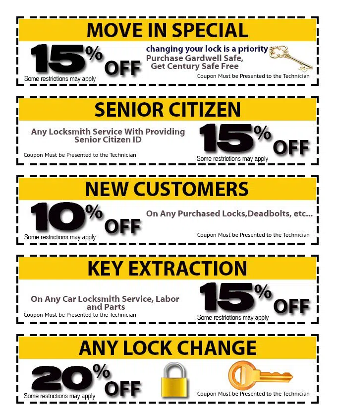 Security Locksmith Services Avondale, AZ 623-518-1112 - coupon-img